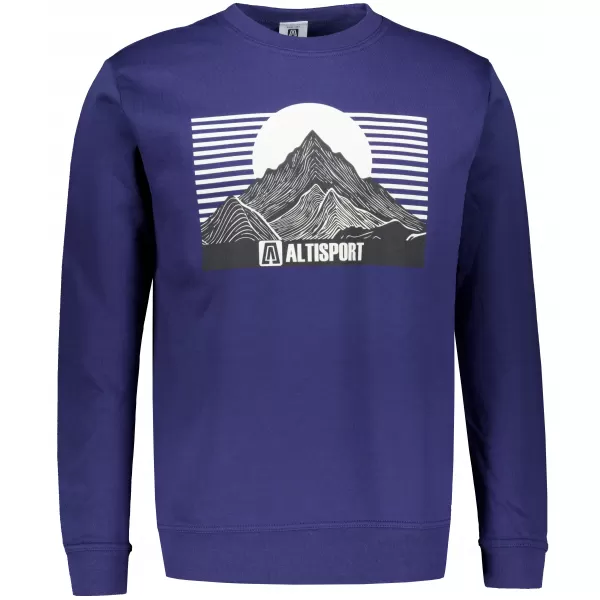  Herren -Sweatshirt ALTISPORT ALM188406 MITTERNACHT 