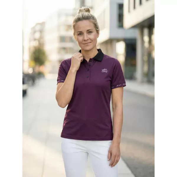  Frauenfunktional T -Shirt mit Premiumkragen ALTISPORT VOJ/ALW000TR05 LILA 