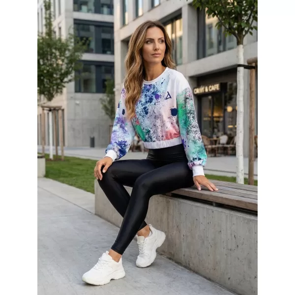  Funktionelle Sweatshirt -Premium von Frauen von Frauen ALTISPORT VOJ/ALW055MI08 LILA/GRÜN 