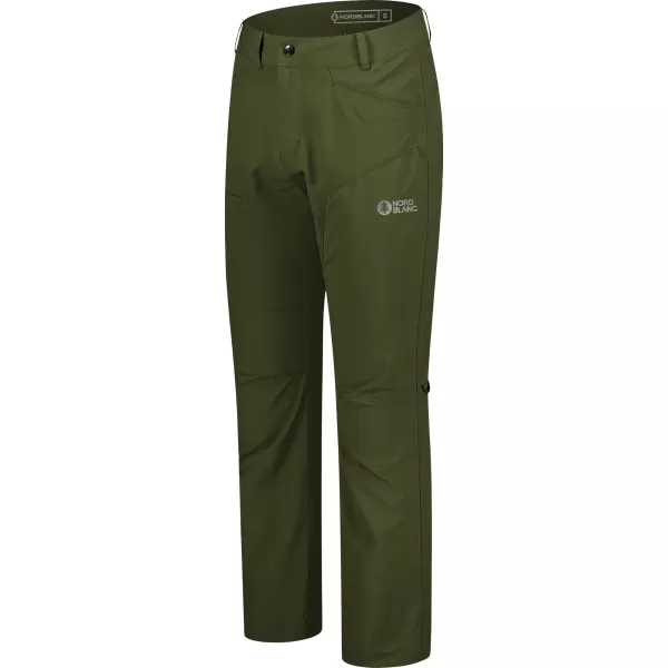  Leichte Outdoor -Hosen von Männern NORDBLANC GORGE NBSPM8205 GRÜN 