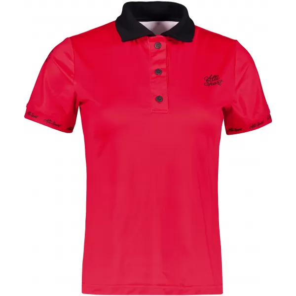  Frauenfunktional T -Shirt mit Premiumkragen ALTISPORT VOJ/ALW000TR05 ROT 