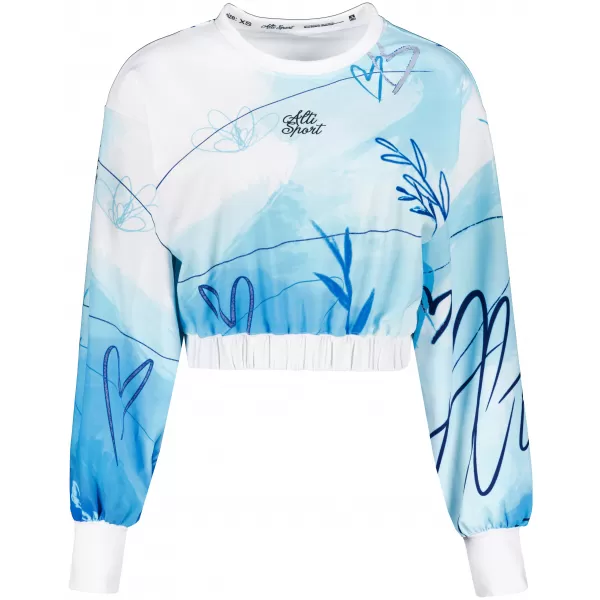  Funktionelle Sweatshirt -Premium von Frauen von Frauen ALTISPORT VOJ/ALW083MI08 WEIß -BLAU 