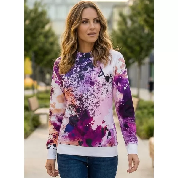  Funktionaler Sweatshirt -Prämie von Frauen ALTISPORT VOJ/ALW055MI01 LILA ORANGE 