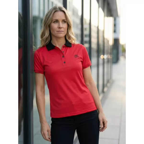  Frauenfunktional T -Shirt mit Premiumkragen ALTISPORT VOJ/ALW000TR05 ROT 