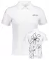 Frauenfunktional T -Shirt mit Premiumkragen ALTISPORT VOJ/ALW075TR05 WEIß