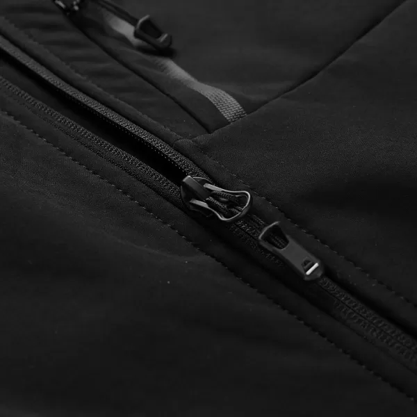  Herren -Softshelljacke ALPINE PRO HOOR SCHWARZ 