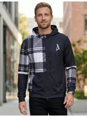 Funktionales Sweatshirt von Männern auf Reißverschlussprämie ALTISPORT VOJ/ALM098MI02 HEMD
