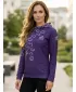 Funktionaler Sweatshirt -Prämie von Frauen ALTISPORT VOJ/ALW047MI01 LILA