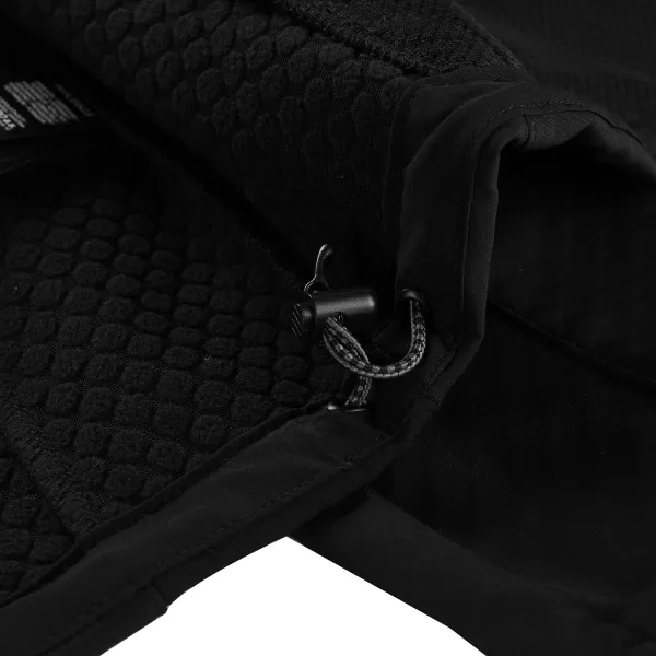  Herren -Softshelljacke ALPINE PRO HOOR SCHWARZ 
