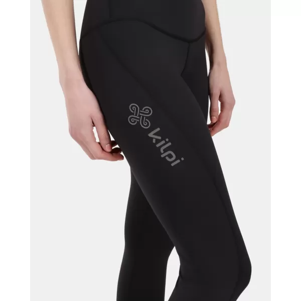  Damen Fitness Leggings KILPI RIVIAN-W YL0424KI SCHWARZ 