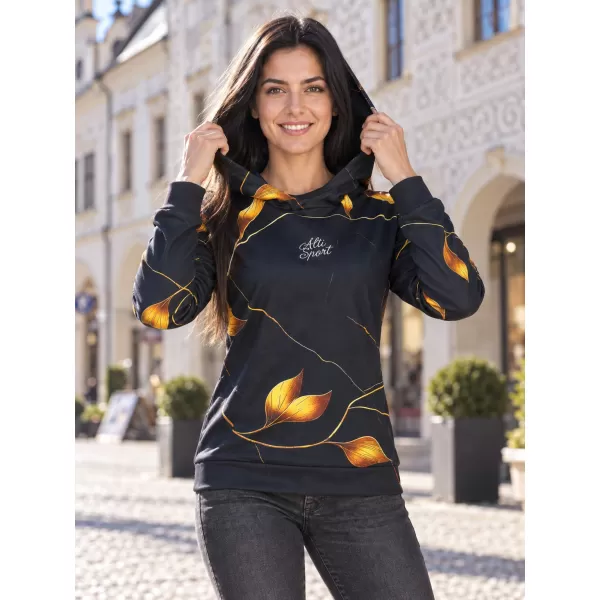  Funktionaler Sweatshirt -Prämie von Frauen ALTISPORT VOJ/ALW097MI01 GOLDBLÄTTER 