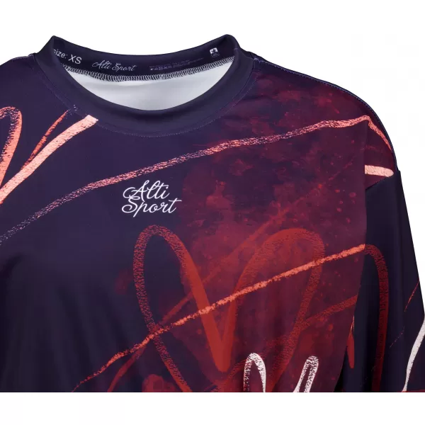  Funktionelle Sweatshirt -Premium von Frauen von Frauen ALTISPORT VOJ/ALW082MI08 LILA 