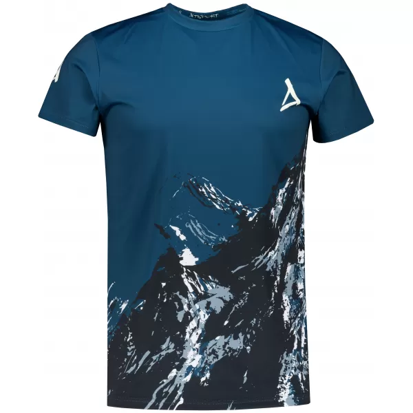  Männer funktionaler T -Shirt Premium Plus ALTISPORT VOJ/ALM059TR02 MARINE 
