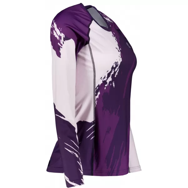  Frauen funktionales t -Shirt mit langen Ärmeln Premium ALTISPORT VOJ/ALW081TR03 DUNKELVIOLETT 