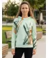Funktionaler Sweatshirt -Prämie von Frauen ALTISPORT VOJ/ALW074MI01 GRÜN-ORANGE