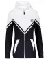 Funktionales Sweatshirt von Frauen auf Reißverschlussprämie ALTISPORT VOJ/ALW101MI02 SCHWARZ UND WEIß