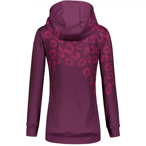  Funktionaler Sweatshirt -Prämie von Frauen ALTISPORT VOJ/ALW047MI01 WEINRÖTET 