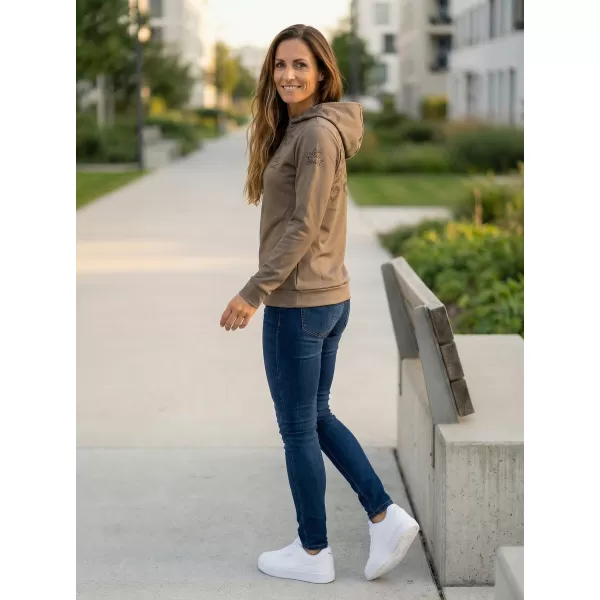  Funktionaler Sweatshirt -Prämie von Frauen ALTISPORT VOJ/ALW047MI01 HELLBRAUN 
