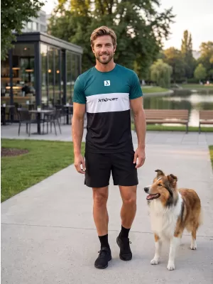 Männer funktionaler T -Shirt Premium Plus ALTISPORT VOJ/ALM051TR02 KEROSIN