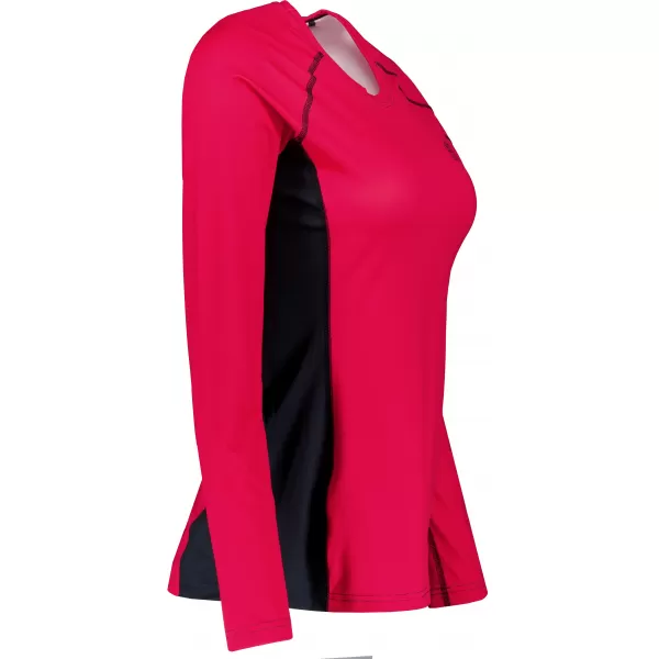  Frauen funktionales t -Shirt mit langen Ärmeln Premium ALTISPORT VOJ/ALW078TR03 ROT 