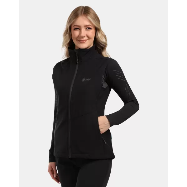  Frauen -Softschellweste KILPI NOIL-W YL0114KI SCHWARZ 