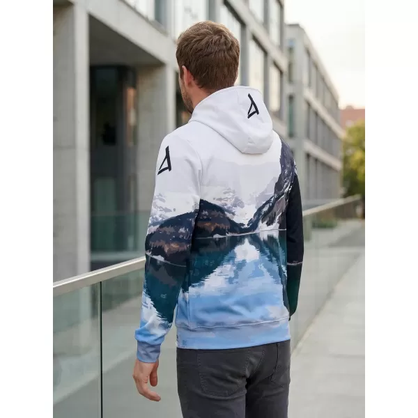  Funktionales Sweatshirt von Männern auf Reißverschlussprämie ALTISPORT VOJ/ALM030MI02 BERG/GRÜN 