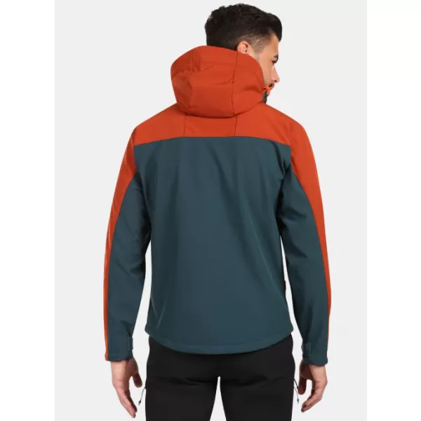  Herren -Softshelljacke KILPI ONTAVIO-M YM0111KI DUNKELGRÜN 