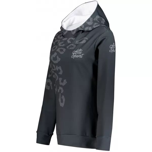  Funktionaler Sweatshirt -Prämie von Frauen ALTISPORT VOJ/ALW047MI01 SCHWARZ 