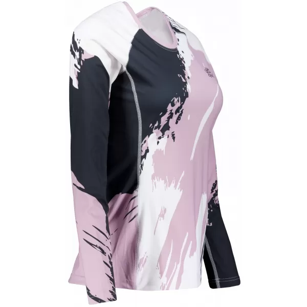 Frauen funktionales t -Shirt mit langen Ärmeln Premium ALTISPORT VOJ/ALW081TR03 SCHWARZROSA 