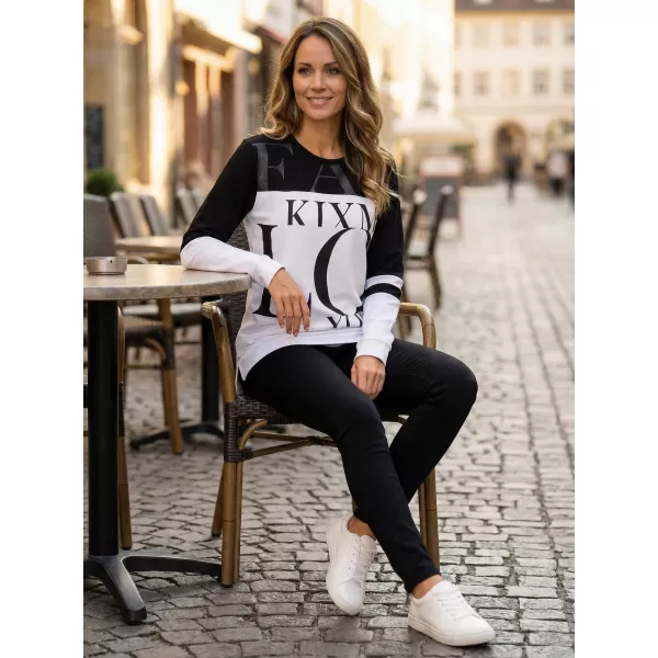  Damen Sweatshirt KIXMI URANIA WEIß 