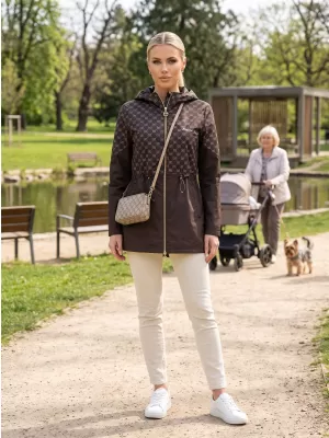 Damenjacke KIXMI UNNI HNĚDÁ/HNĚDÁ BRAUN