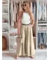 Damenhosen DSTREET FLOWES UY2592 BEIGE