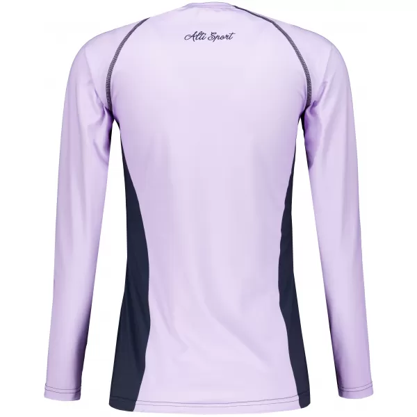  Frauen funktionales t -Shirt mit langen Ärmeln Premium ALTISPORT VOJ/ALW078TR03 LILA 