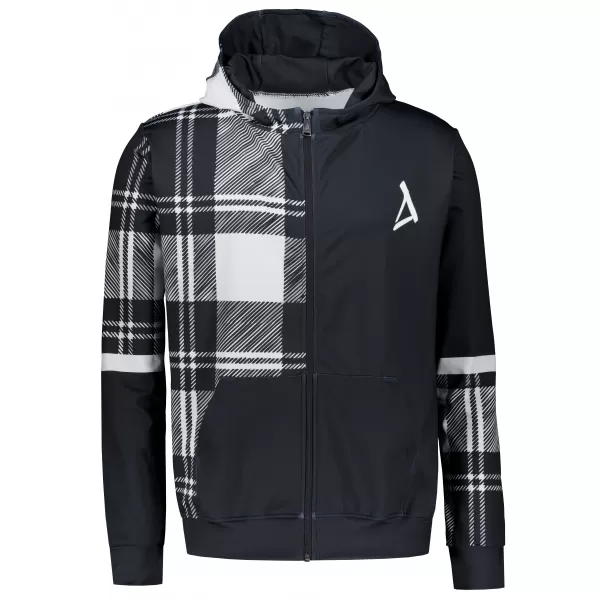  Funktionales Sweatshirt von Männern auf Reißverschlussprämie ALTISPORT VOJ/ALM098MI02 HEMD 