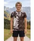 Männer funktionaler T -Shirt Premium Plus ALTISPORT VOJ/ALM057TR02 BRAUN