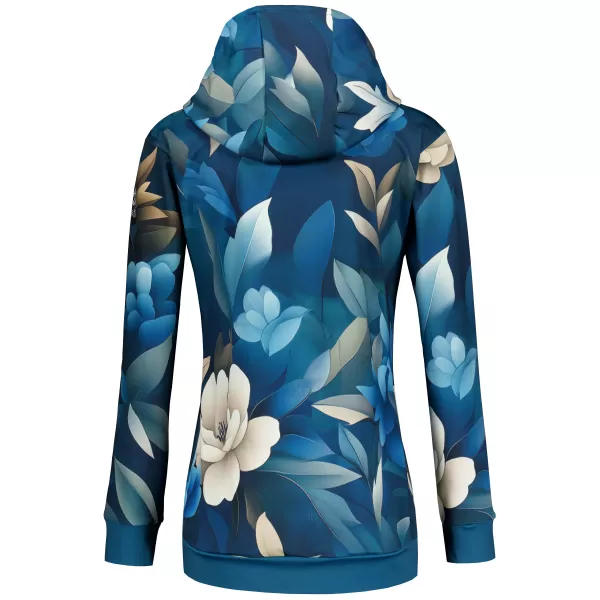  Funktionaler Sweatshirt -Prämie von Frauen ALTISPORT VOJ/ALW097MI01 BLAUE BLUMEN 