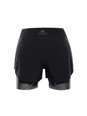Damenshorts ALPINE PRO GAJERA SCHWARZ