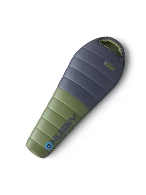 Federschlafsack HUSKY DEVON -5°C BLAU/KHAKI