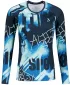 Frauen funktionales t -Shirt mit langen Ärmeln Premium ALTISPORT VOJ/ALW076TR03 BLAU -BLACK