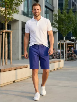 Shorts KIXMI USTIN BLAU