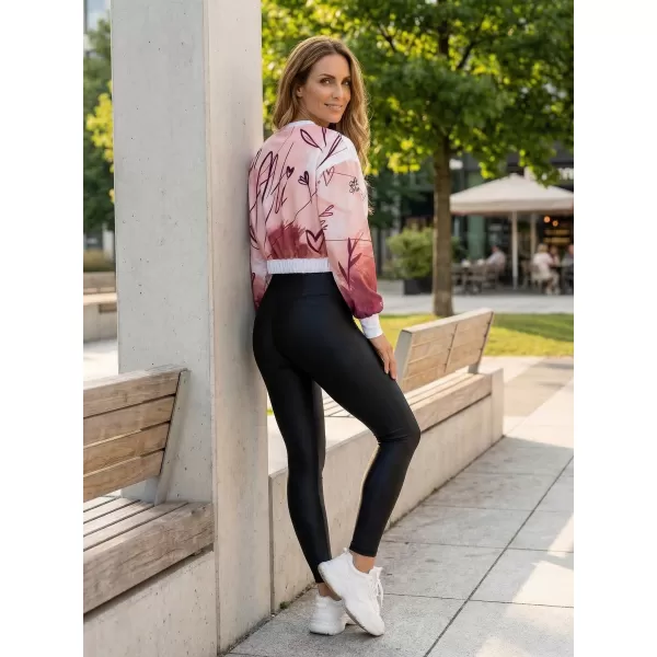 Funktionelle Sweatshirt -Premium von Frauen von Frauen ALTISPORT VOJ/ALW083MI08 WEIß -PINK 