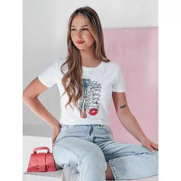  Damen DSTREET TRENDAY RY2825 WEIß 
