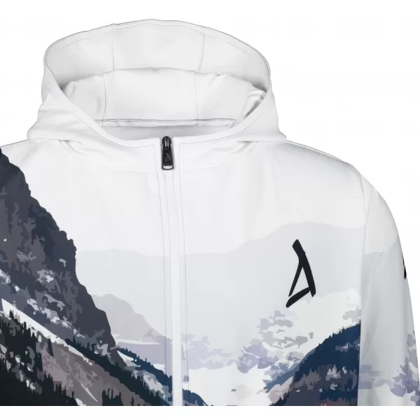  Funktionales Sweatshirt von Männern auf Reißverschlussprämie ALTISPORT VOJ/ALM030MI02 BERG/GRÜN 