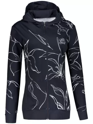 Funktionales Sweatshirt von Frauen auf Reißverschlussprämie ALTISPORT VOJ/ALW100MI02 SCHWARZ