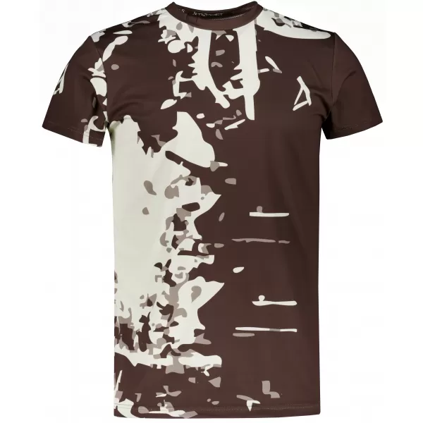  Männer funktionaler T -Shirt Premium Plus ALTISPORT VOJ/ALM057TR02 BRAUN 