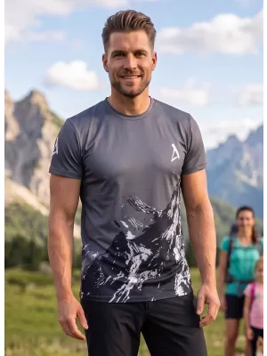 Männer funktionaler T -Shirt Premium Plus ALTISPORT VOJ/ALM059TR02 GRAU