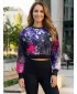 Funktionelle Sweatshirt -Premium von Frauen von Frauen ALTISPORT VOJ/ALW055MI08 SCHWARZ -PINK