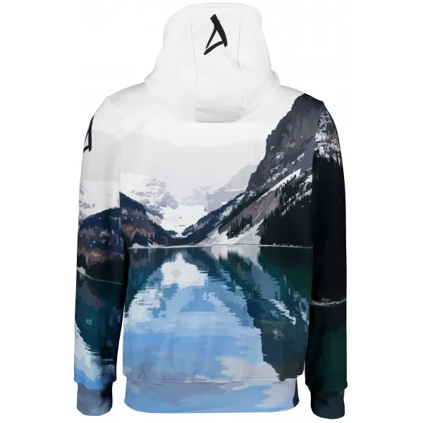  Funktionales Sweatshirt von Männern auf Reißverschlussprämie ALTISPORT VOJ/ALM030MI02 BERG/GRÜN 