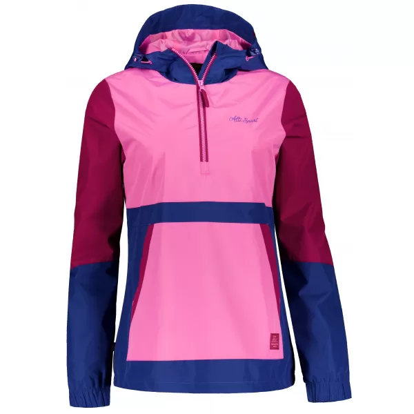  Damenjacke ALTISPORT ELENE PINK/BURGUNDER 