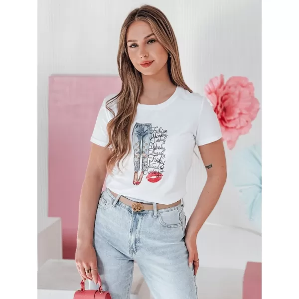  Damen DSTREET TRENDAY RY2825 WEIß 